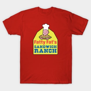 30 Rock Fatty Fat's Sandwich Ranch T-Shirt